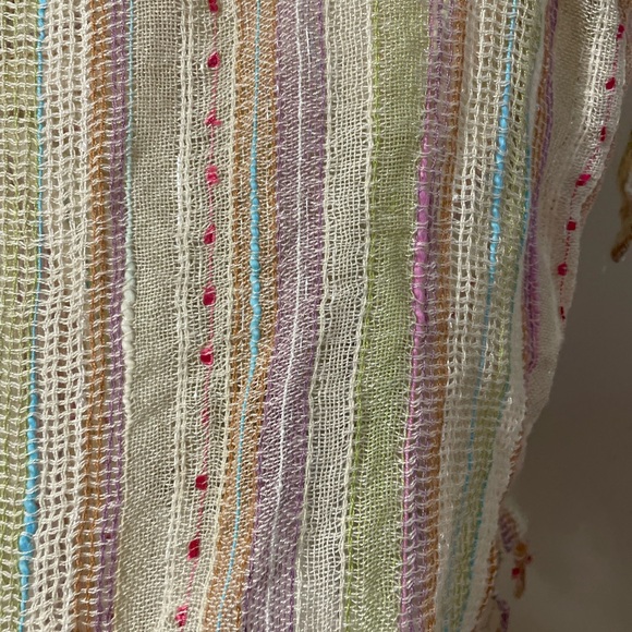 Boho chic Bilabong Multicolor Striped Women Top - Picture 3 of 3